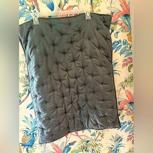 Pottery Barn Gray Tufted Pillow Sham Standard Size Excellent pre owned condition